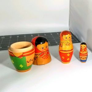 3-pc Nesting Doll is 5" H